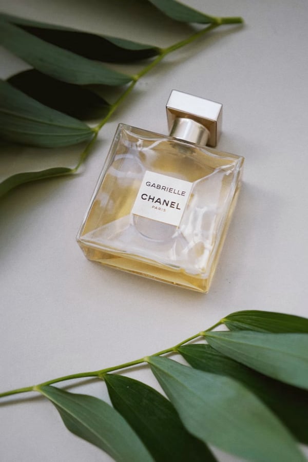 bottle of Chanel Gabrielle perfume